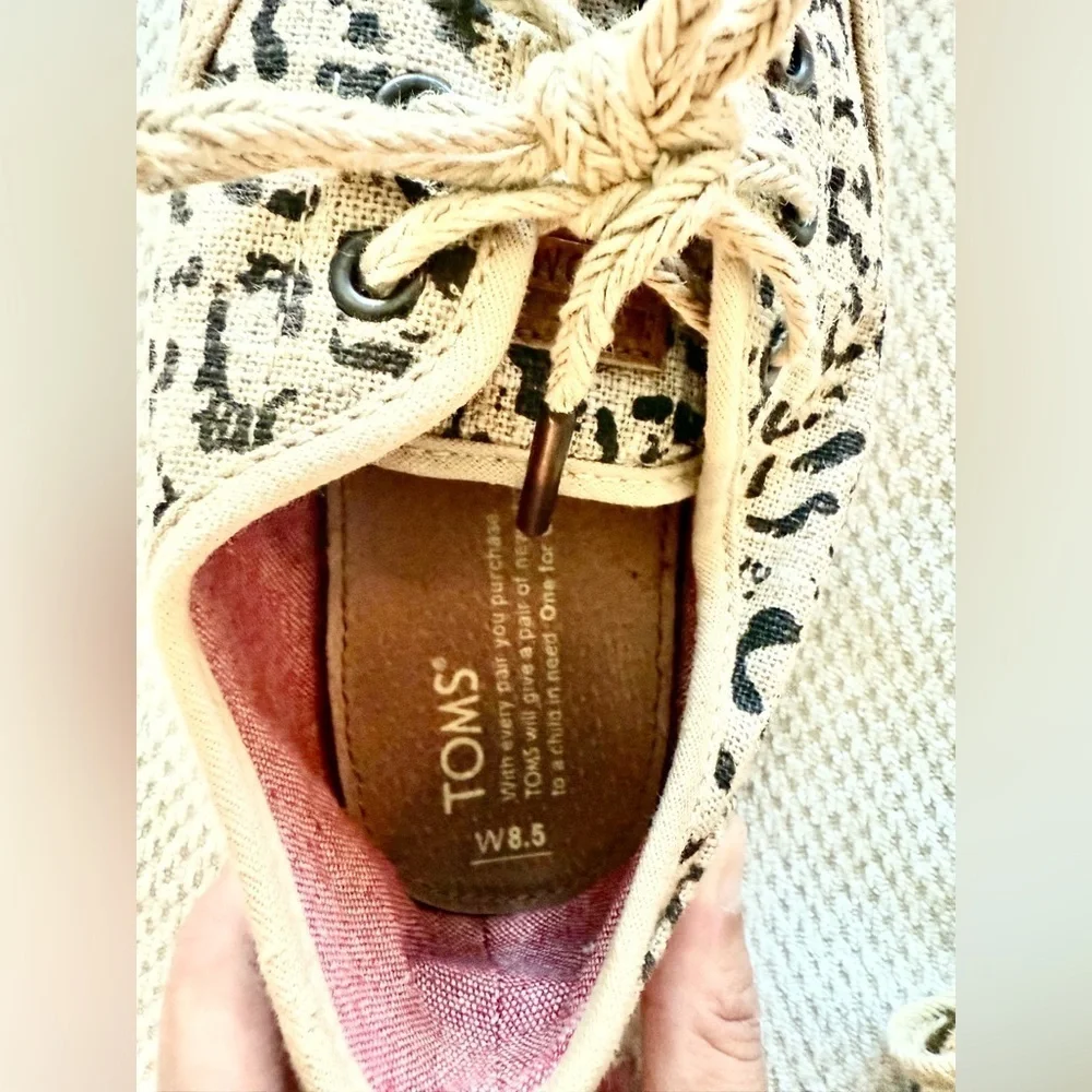 Toms Leopard Print Espadrille